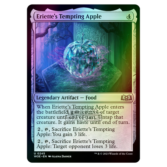Magic The Gathering - Wilds of Eldraine - Eriette's Tempting Apple - 245 (Foil)