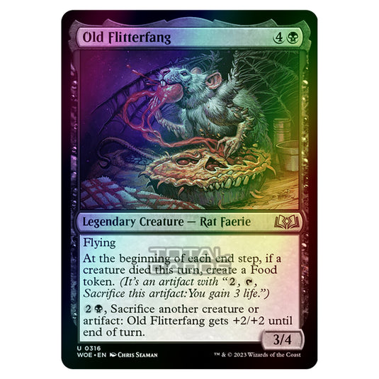 Magic The Gathering - Wilds of Eldraine - Old Flitterfang (Jumpstart Card) - 316 (Foil)