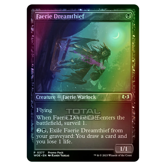 Magic The Gathering - Wilds of Eldraine - Faerie Dreamthief (Promo) - 377 (Foil)