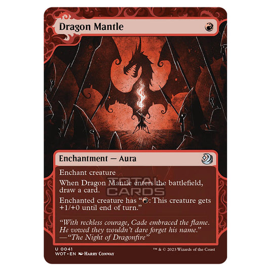 Magic The Gathering - Wilds of Eldraine - Enchanting Tales - Dragon Mantle - 0041