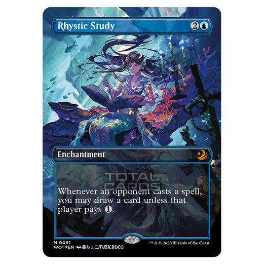 Magic The Gathering - Wilds of Eldraine - Enchanting Tales - Rhystic Study - 0091