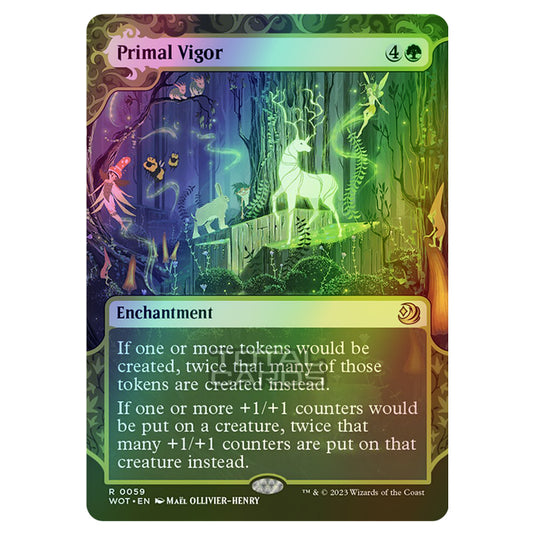 Magic The Gathering - Wilds of Eldraine - Enchanting Tales - Primal Vigor - 0059 (Foil)
