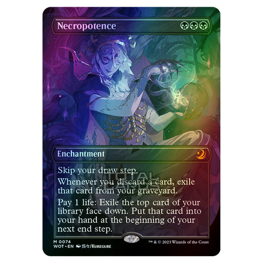 Magic The Gathering - Wilds of Eldraine - Enchanting Tales - Necropotence - 0074 (Foil)