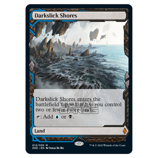 Magic The Gathering - Zendikar Rising - Expeditions - Darkslick Shores - 12/30