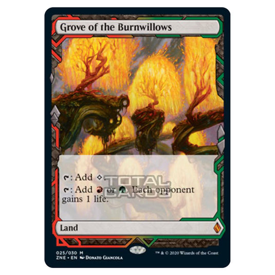 Magic The Gathering - Zendikar Rising - Expeditions - Grove of the Burnwillows - 25/30