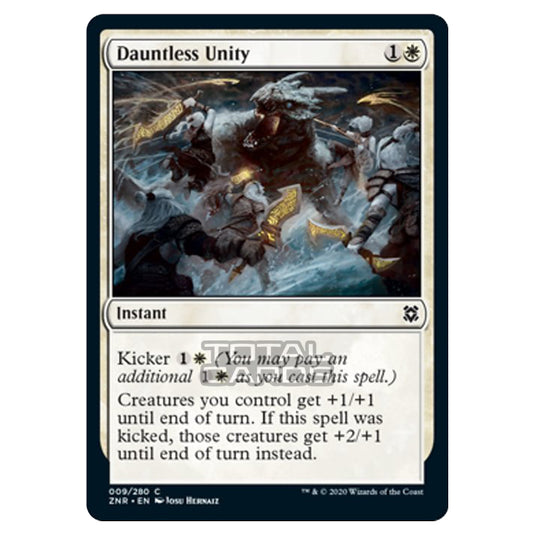Magic The Gathering - Zendikar Rising - Dauntless Unity - 9/391