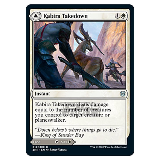 Magic The Gathering - Zendikar Rising - Kabira Takedown // Kabira Plateau - 19/391