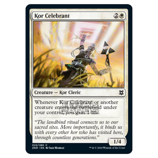 Magic The Gathering - Zendikar Rising - Kor Celebrant - 22/391