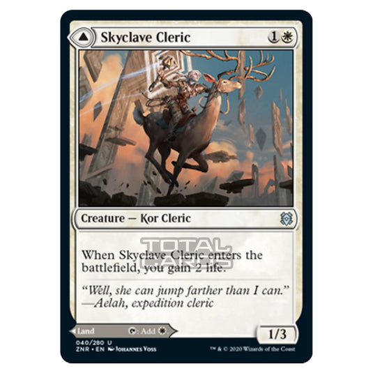 Magic The Gathering - Zendikar Rising - Skyclave Cleric // Skyclave Basilica - 40/391