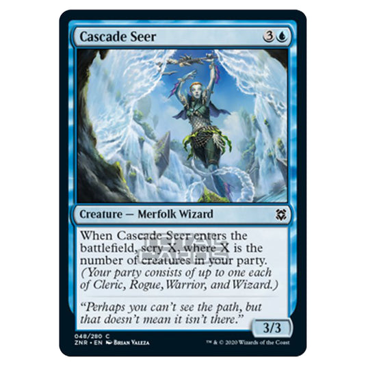 Magic The Gathering - Zendikar Rising - Cascade Seer - 48/391