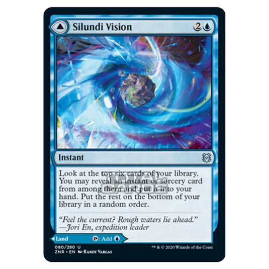Magic The Gathering - Zendikar Rising - Silundi Vision // Silundi Isle - 80/391
