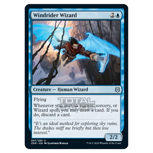 Magic The Gathering - Zendikar Rising - Windrider Wizard - 87/391