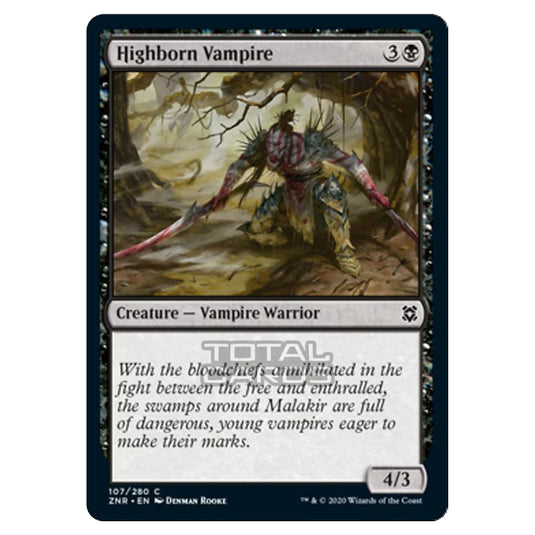 Magic The Gathering - Zendikar Rising - Highborn Vampire - 107/391