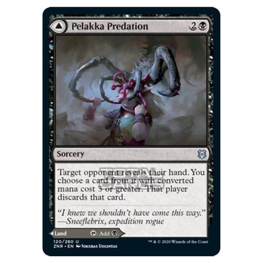 Magic The Gathering - Zendikar Rising - Pelakka Predation // Pelakka Caverns - 120/391