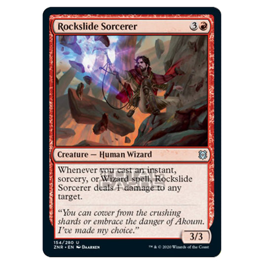 Magic The Gathering - Zendikar Rising - Rockslide Sorcerer - 154/391