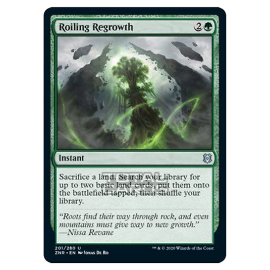 Magic The Gathering - Zendikar Rising - Roiling Regrowth - 201/391