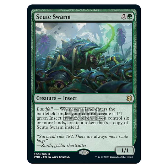 Magic The Gathering - Zendikar Rising - Scute Swarm - 203/391