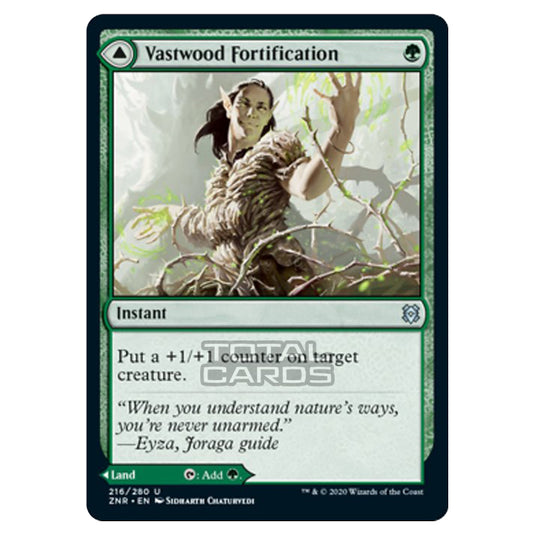 Magic The Gathering - Zendikar Rising - Vastwood Fortification // Vastwood Thicket - 216/391