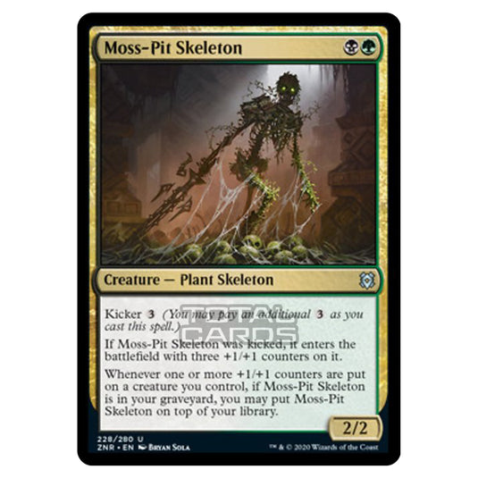 Magic The Gathering - Zendikar Rising - Moss-Pit Skeleton - 228/391