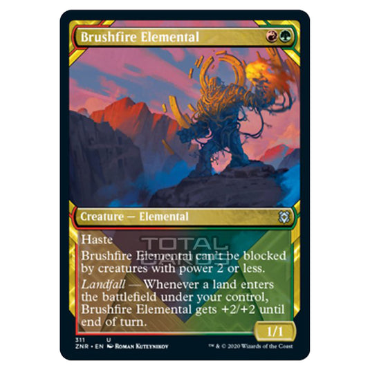 Magic The Gathering - Zendikar Rising - Brushfire Elemental - 311/391