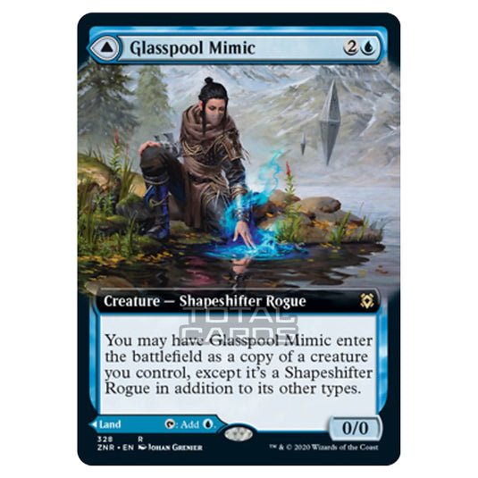 Magic The Gathering - Zendikar Rising - Glasspool Mimic // Glasspool Shore - 328/391