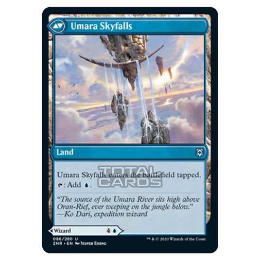 Magic The Gathering - Zendikar Rising - Umara Wizard // Umara Skyfalls - 86/391 (Foil)