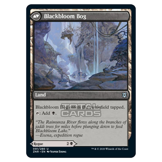Magic The Gathering - Zendikar Rising - Blackbloom Rogue // Blackbloom Bog - 91/391
