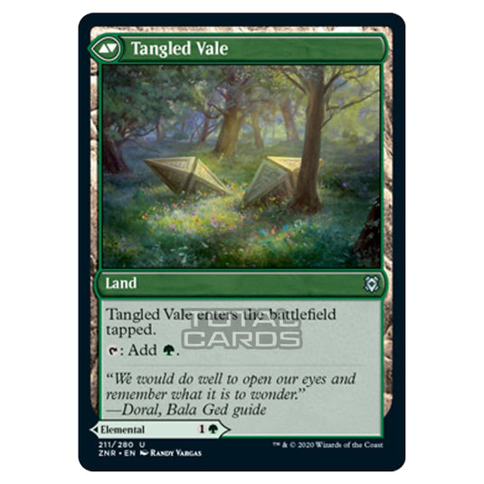 Magic The Gathering - Zendikar Rising - Tangled Florahedron // Tangled Vale - 211/391