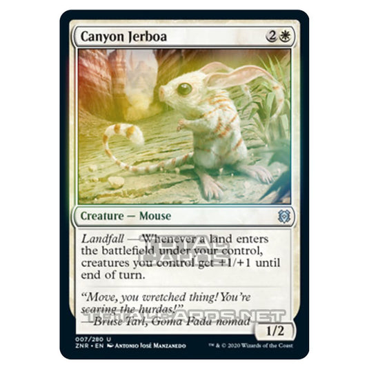 Magic The Gathering - Zendikar Rising - Canyon Jerboa - 7/391 (Foil)