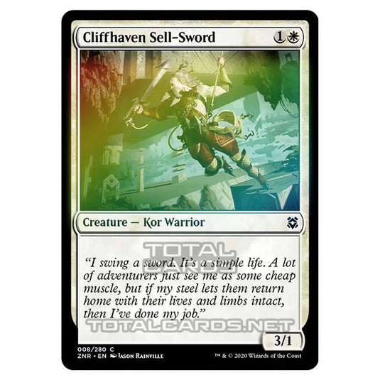 Magic The Gathering - Zendikar Rising - Cliffhaven Sell-Sword - 8/391 (Foil)