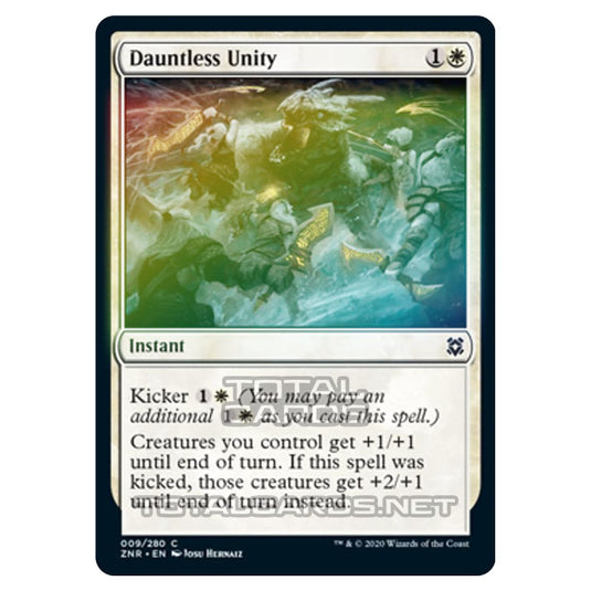 Magic The Gathering - Zendikar Rising - Dauntless Unity - 9/391 (Foil)