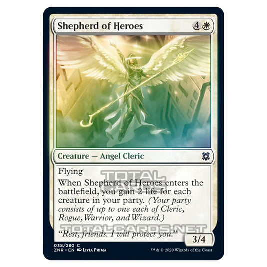 Magic The Gathering - Zendikar Rising - Shepherd of Heroes - 38/391 (Foil)