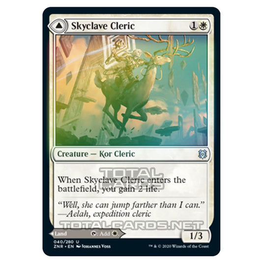 Magic The Gathering - Zendikar Rising - Skyclave Cleric // Skyclave Basilica - 40/391 (Foil)