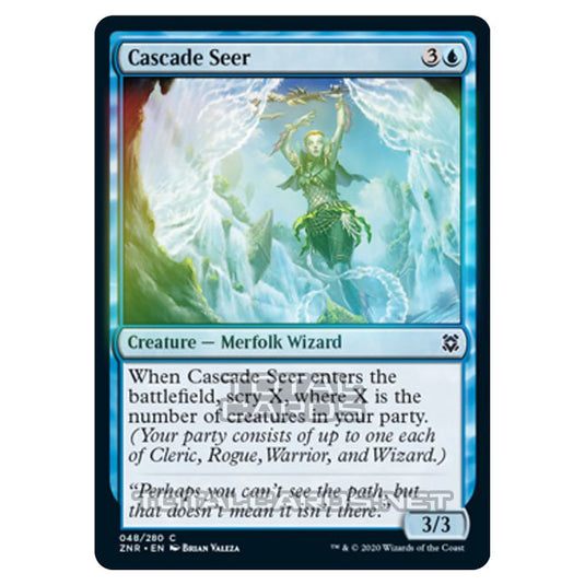 Magic The Gathering - Zendikar Rising - Cascade Seer - 48/391 (Foil)