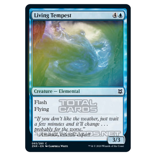Magic The Gathering - Zendikar Rising - Living Tempest - 65/391 (Foil)