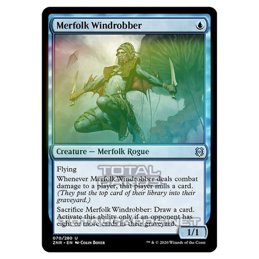 Magic The Gathering - Zendikar Rising - Merfolk Windrobber - 70/391 (Foil)