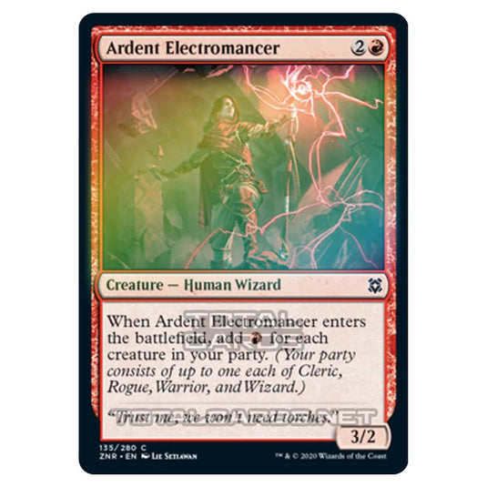 Magic The Gathering - Zendikar Rising - Ardent Electromancer - 135/391 (Foil)