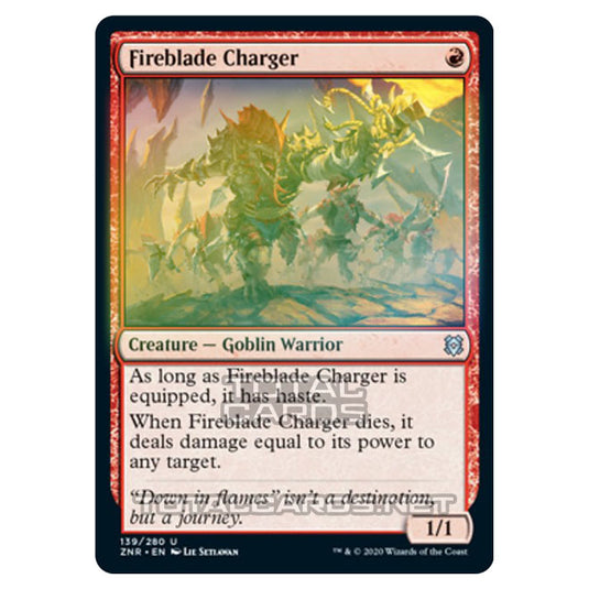 Magic The Gathering - Zendikar Rising - Fireblade Charger - 139/391 (Foil)