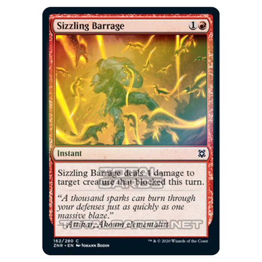 Magic The Gathering - Zendikar Rising - Sizzling Barrage - 162/391 (Foil)