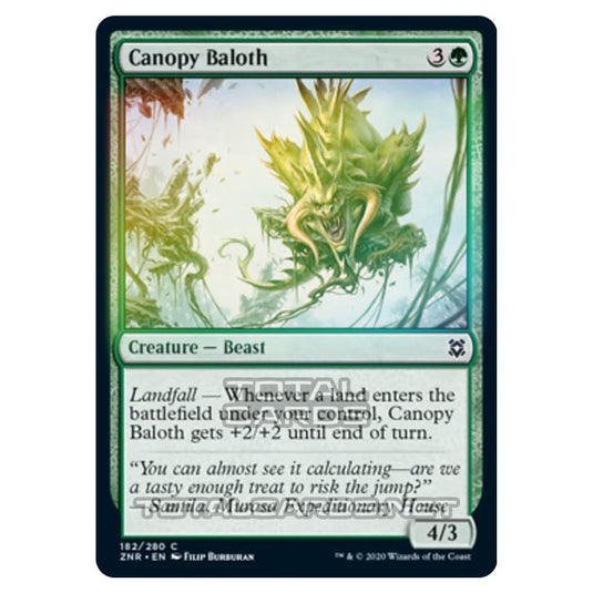 Magic The Gathering - Zendikar Rising - Canopy Baloth - 182/391 (Foil)