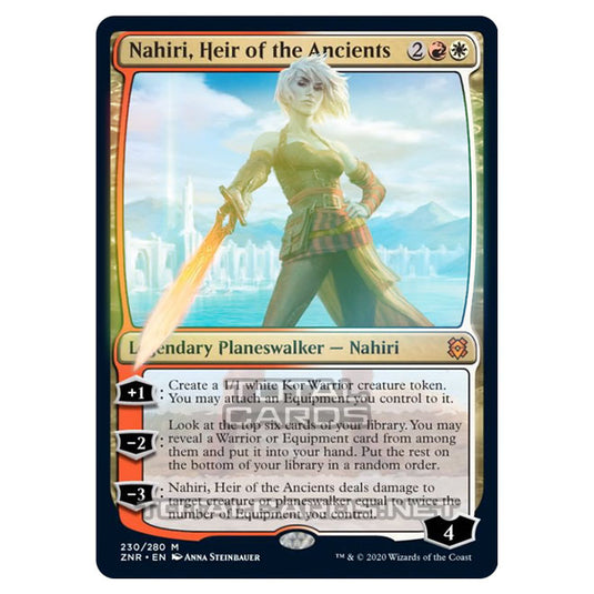 Magic The Gathering - Zendikar Rising - Nahiri, Heir of the Ancients - 230/391 (Foil)