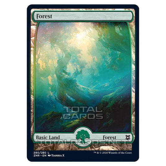 Magic The Gathering - Zendikar Rising - Forest - 280/391 (Foil)