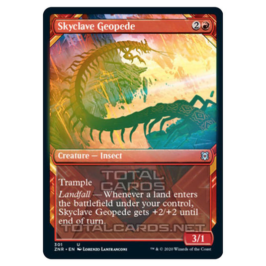Magic The Gathering - Zendikar Rising - Skyclave Geopede - 301/391 (Foil)