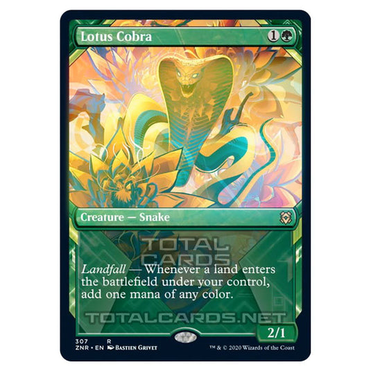Magic The Gathering - Zendikar Rising - Lotus Cobra - 307/391 (Foil)