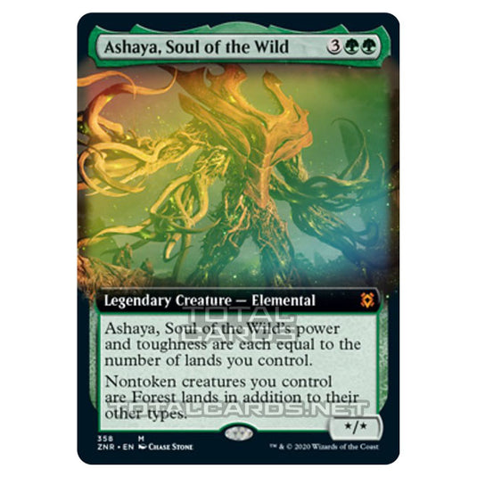 Magic The Gathering - Zendikar Rising - Ashaya, Soul of the Wild - 358/391 (Foil)