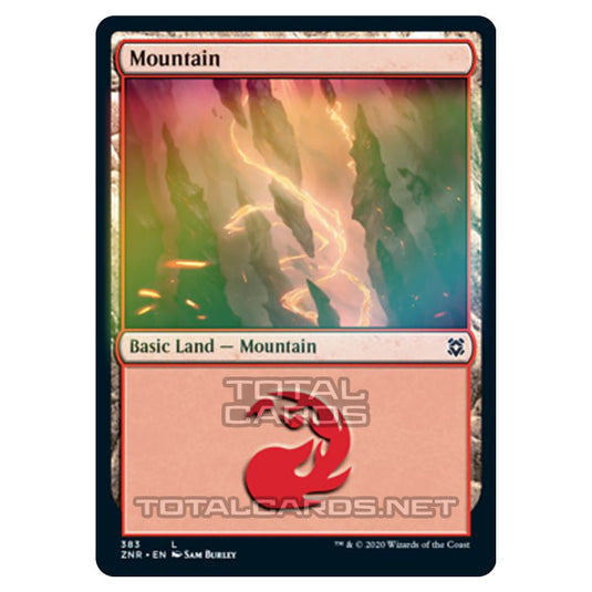 Magic The Gathering - Zendikar Rising - Mountain - 383/391 (Foil)