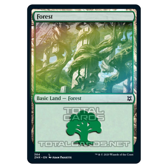 Magic The Gathering - Zendikar Rising - Forest - 384/391 (Foil)