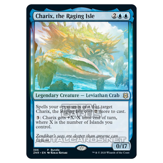 Magic The Gathering - Zendikar Rising - Charix, the Raging Isle - 386/391 (Foil)