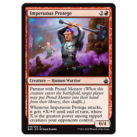 Magic The Gathering - Battlebond - Impetuous Protege - 19/254