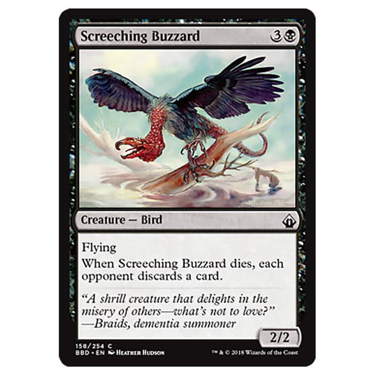 Magic The Gathering - Battlebond - Screeching Buzzard - 158/254